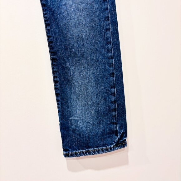 AMERICAN EAGLE Dark Wash Slim Jeans | Men’s Blue Faded Denim | Size 30x30 * - Picture 8 of 10